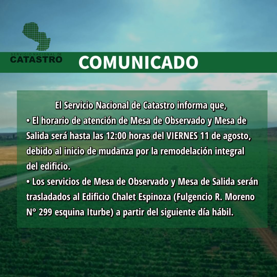 COMUNICADO SNC